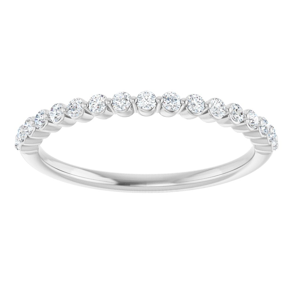 14K White 1/4 CTW Natural Diamond Anniversary Band