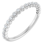 Platinum 1/5 CTW Lab-Grown Diamond Anniversary Band