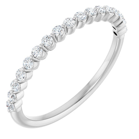 14K White 1/4 CTW Natural Diamond Anniversary Band