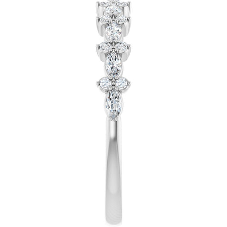 14K White Gold 1/3 CTW Lab-Grown Diamond Anniversary Band