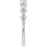 14K White Gold 1/3 CTW Lab-Grown Diamond Anniversary Band