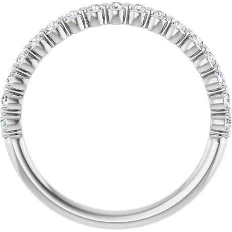 14K White Gold 1/5 CTW Lab-Grown Diamond Anniversary Band