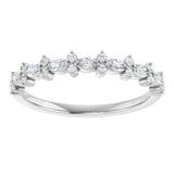 14K White 1/3 CTW Natural Diamond Anniversary Band