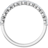 14K White 1/3 CTW Natural Diamond Anniversary Band