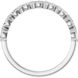 14K White Gold 1/3 CTW Lab-Grown Diamond Anniversary Band