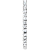 14K White Gold 3/8 CTW Lab-Grown Diamond Anniversary Band