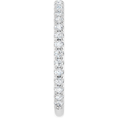 14K White Gold 3/8 CTW Lab-Grown Diamond Anniversary Band