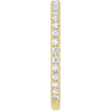 14K Yellow Gold 3/8 CTW Lab-Grown Diamond Anniversary Band