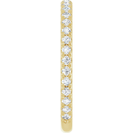 14K Yellow Gold 3/8 CTW Lab-Grown Diamond Anniversary Band