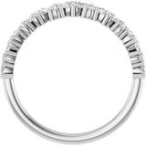 Platinum 1/2 CTW Lab-Grown Diamond Anniversary Band
