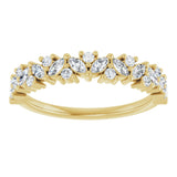 14K Yellow 1/2 CTW Natural Diamond Anniversary Band