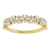 14K Yellow 3/8 CTW Natural Diamond Anniversary Band