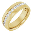 14K Yellow Gold 1 CTW Lab-Grown Diamond Band