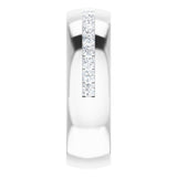 14K White 1 CTW Natural Diamond Band