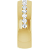 14K Yellow Gold 1 CTW Lab-Grown Diamond Band