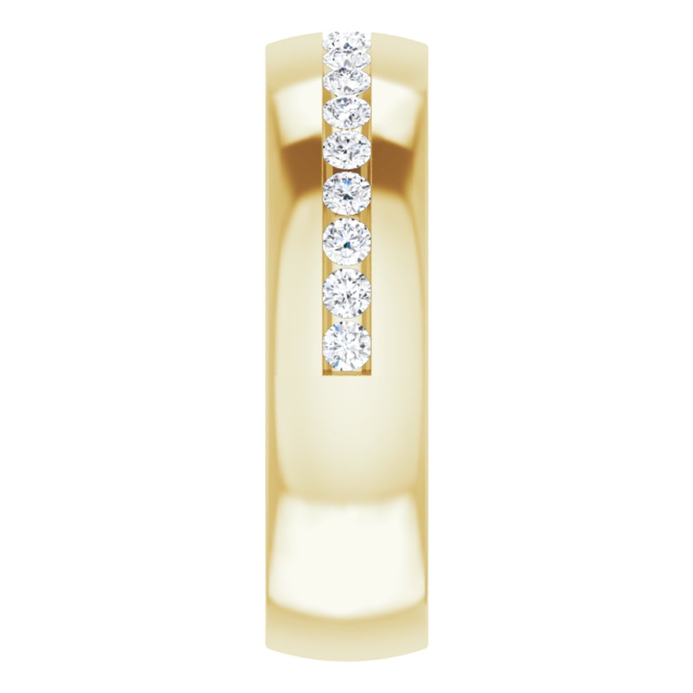 14K Yellow Gold 1/2 CTW Lab-Grown Diamond Band