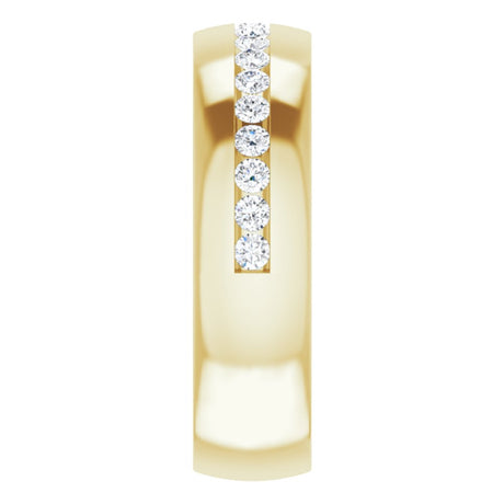 14K Yellow Gold 1/2 CTW Lab-Grown Diamond Band