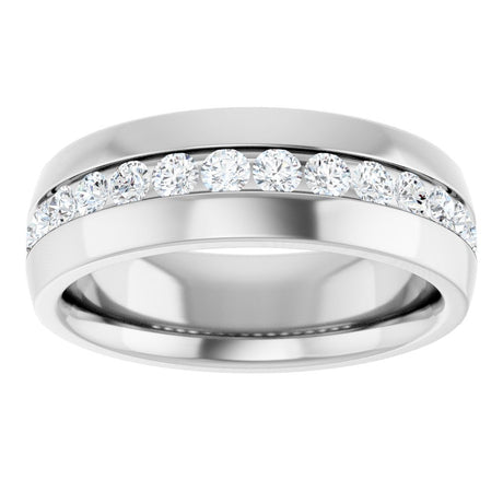 14K White Gold 1 CTW Lab-Grown Diamond Band