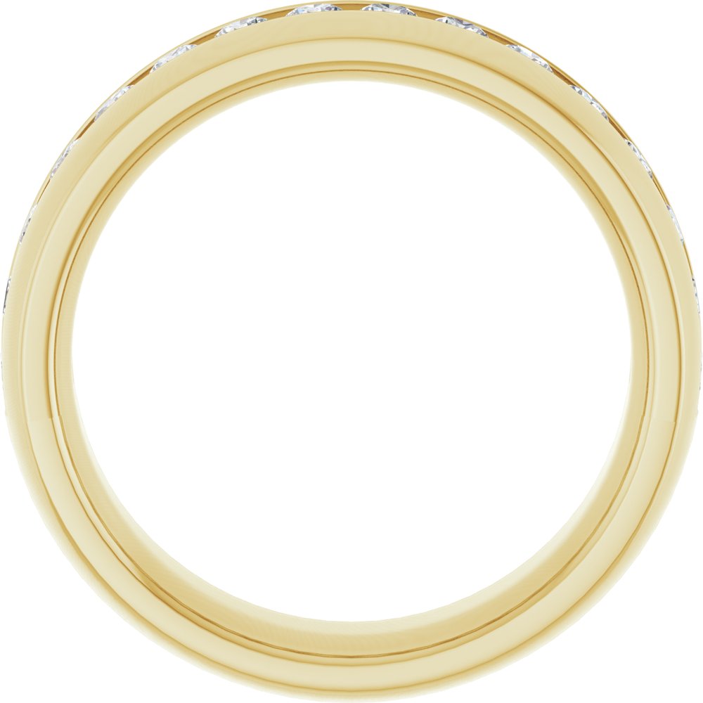 14K Yellow Gold 1 CTW Lab-Grown Diamond Band