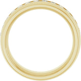 14K Yellow Gold 1 CTW Lab-Grown Diamond Band