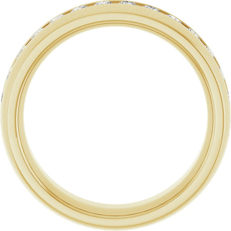 14K Yellow Gold 1 CTW Lab-Grown Diamond Band