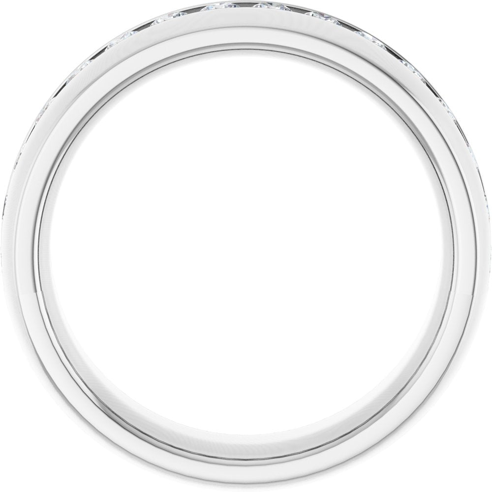 14K White Gold 1 CTW Lab-Grown Diamond Band