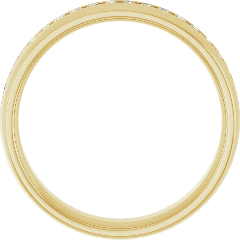 14K Yellow Gold 3/8 CTW Lab-Grown Diamond Band