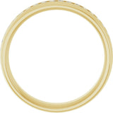 14K Yellow Gold 3/8 CTW Lab-Grown Diamond Band