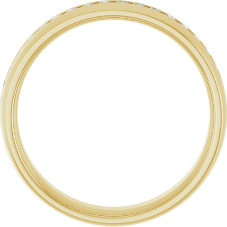 14K Yellow Gold 3/8 CTW Lab-Grown Diamond Band