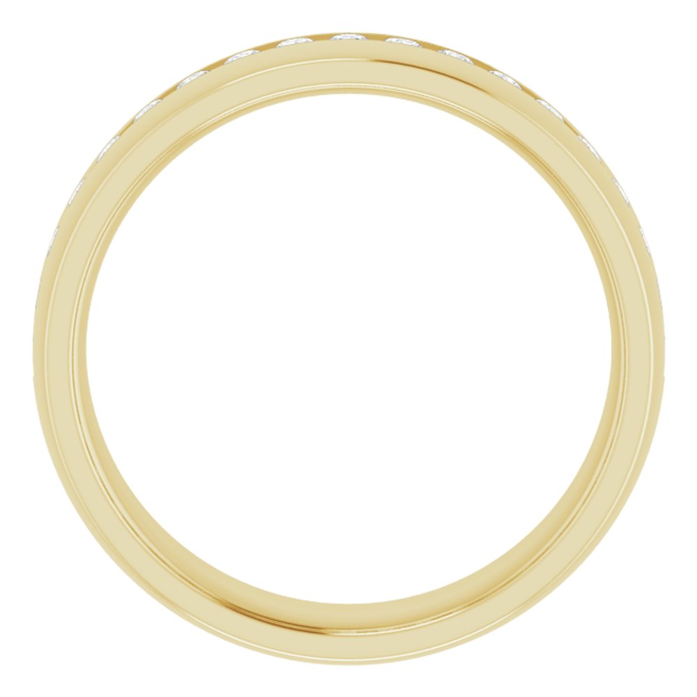 14K Yellow Gold 1/2 CTW Lab-Grown Diamond Band