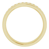 14K Yellow Gold 1/2 CTW Natural Diamond Band