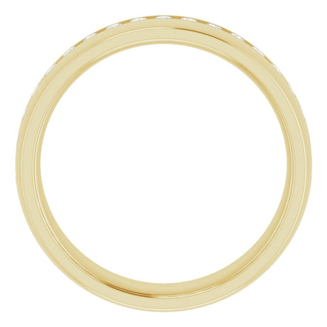 14K Yellow Gold 1/2 CTW Lab-Grown Diamond Band