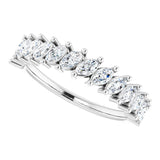 14K White 3/4 CTW Natural Diamond Anniversary Band