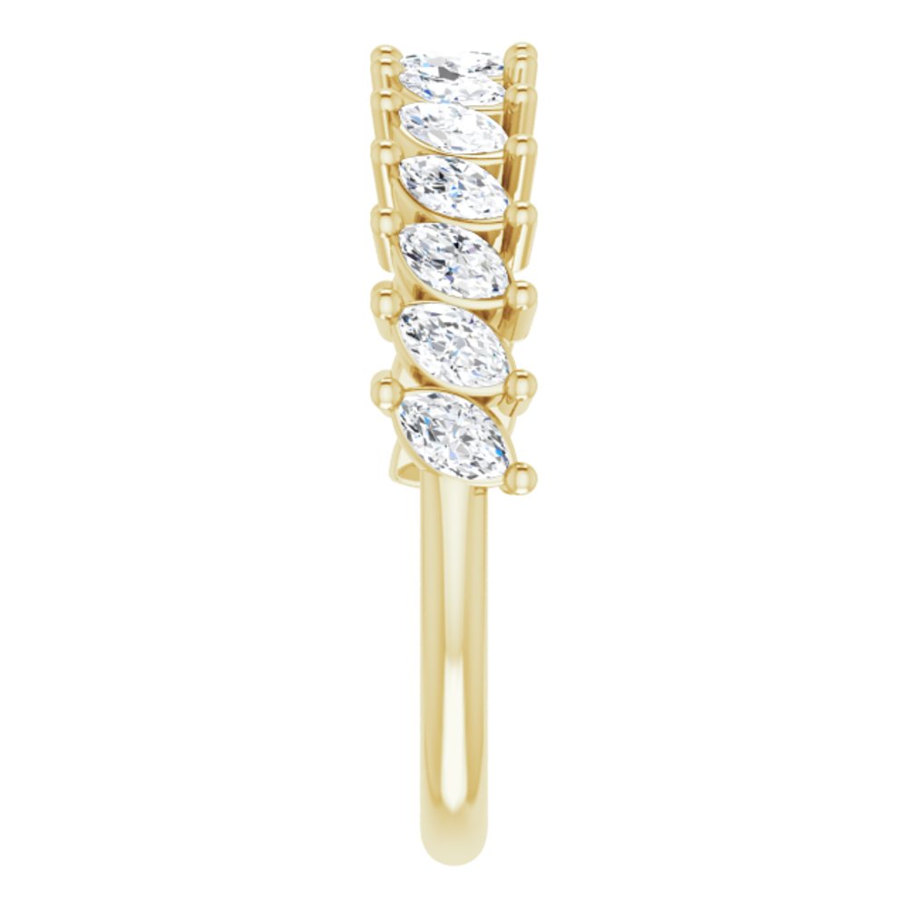 14K Yellow 3/4 CTW Natural Diamond Anniversary Band