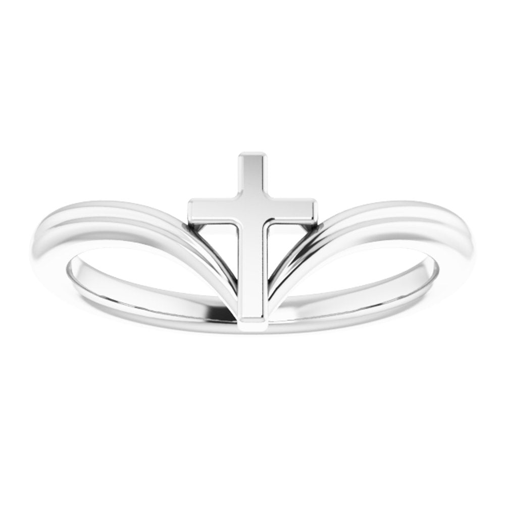 Sterling Silver Cross Ring