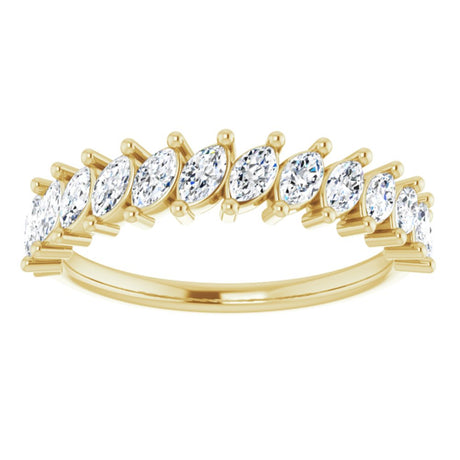 14K Yellow 3/4 CTW Natural Diamond Anniversary Band