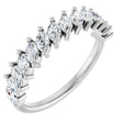 14K White 3/4 CTW Natural Diamond Anniversary Band