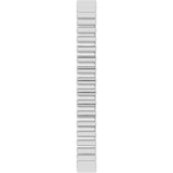 14K White Gold 2 mm Grooved Half Round Band Size 6.5