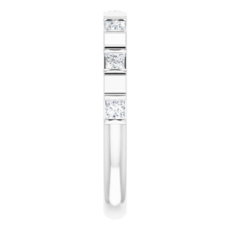 14K White 1/3 CTW Natural Diamond Anniversary Band