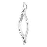 Sterling Silver Freeform Pendant