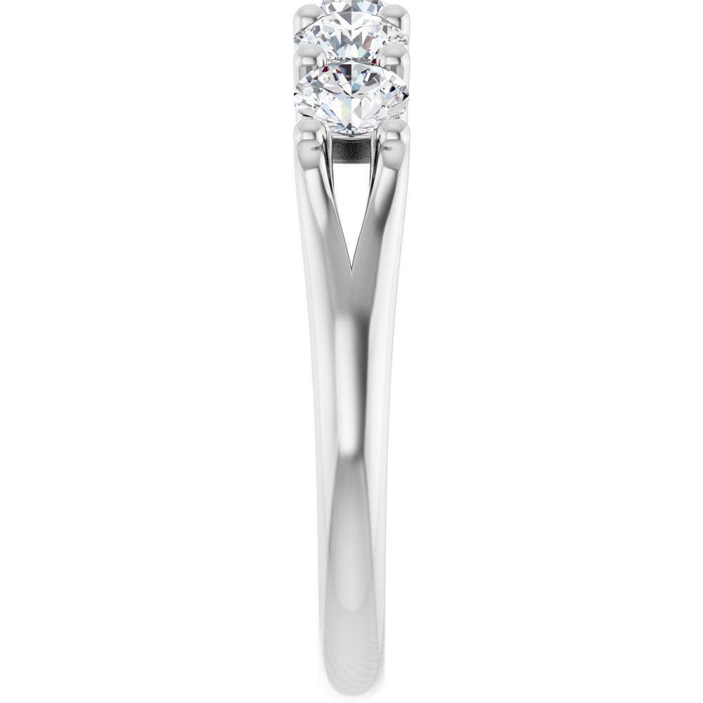 14K White 1 CTW Lab-Grown Diamond Anniversary Band