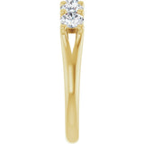 14K Yellow 1 CTW Lab-Grown Diamond Anniversary Band