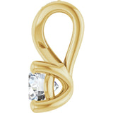 14K Yellow Gold 1/4 CTW Lab-Grown Diamond Pendant
