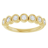 14K Yellow 3/8 CTW Lab-Grown Diamond  Anniversary Band