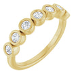 14K Yellow 3/8 CTW Natural Diamond Anniversary Band