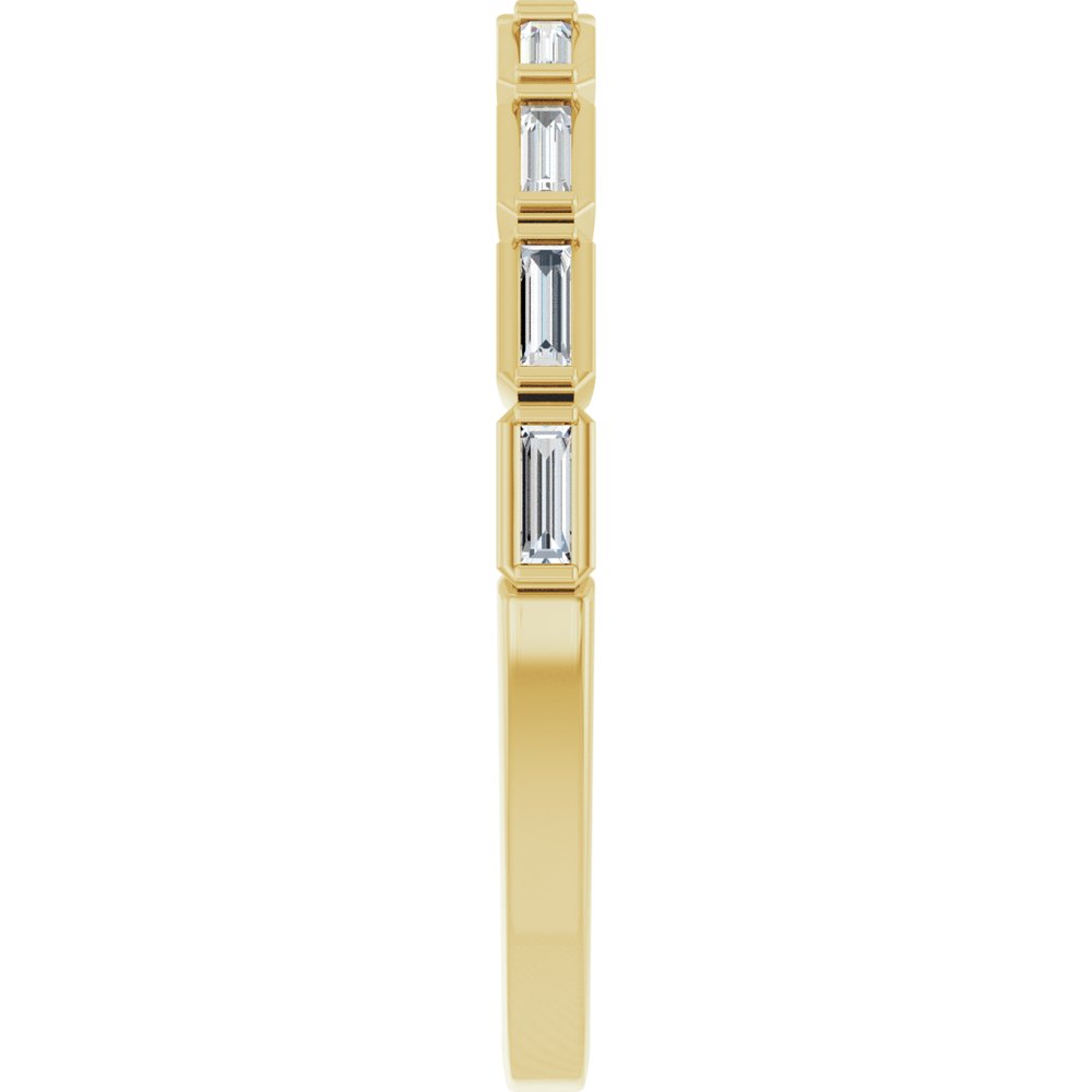 14K Yellow 1/5 CTW Natural Diamond Anniversary Band