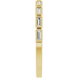 14K Yellow 1/5 CTW Natural Diamond Anniversary Band