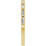 14K Yellow 1/5 CTW Natural Diamond Anniversary Band