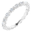 Platinum 5/8 CTW Natural Diamond Eternity Band Size 5.5