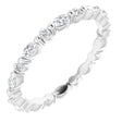 14K White Gold 5/8 CTW Lab-Grown Diamond Eternity Band Size 6